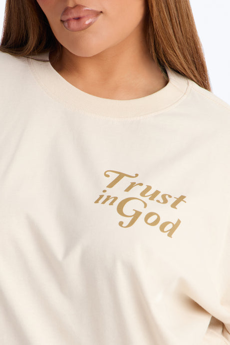 Trust In God Tee - Off White