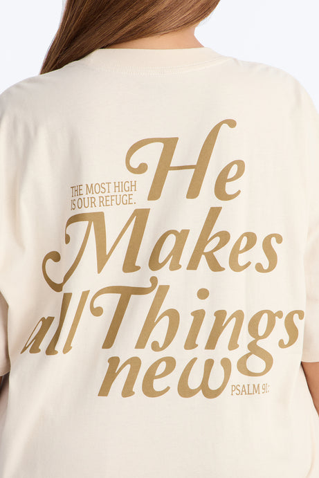 Trust In God Tee - Off White