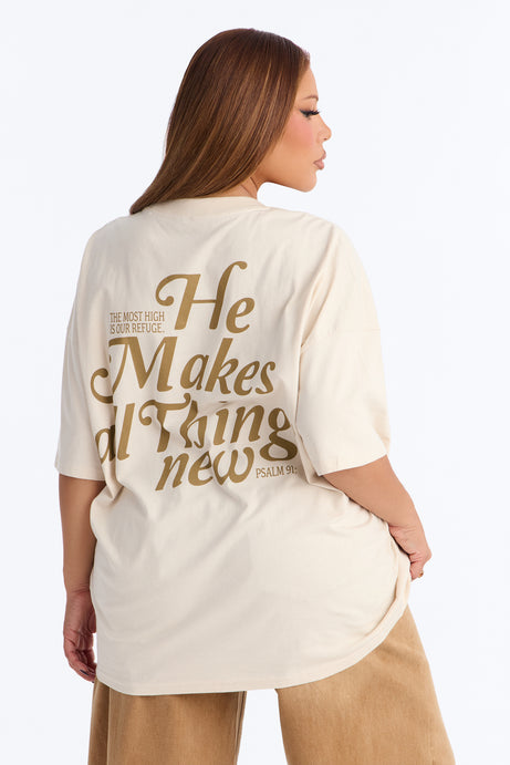 Trust In God Tee - Off White