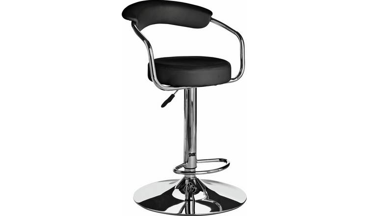 Argos Home Executive Gas Lift Bar Stool - Black