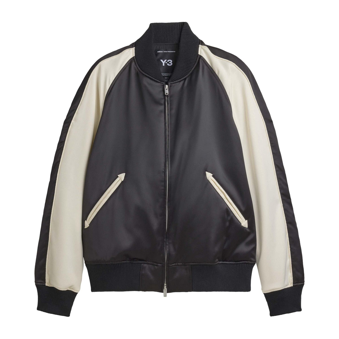 Y3 Liquid Logo Satin Souvenir Jacket