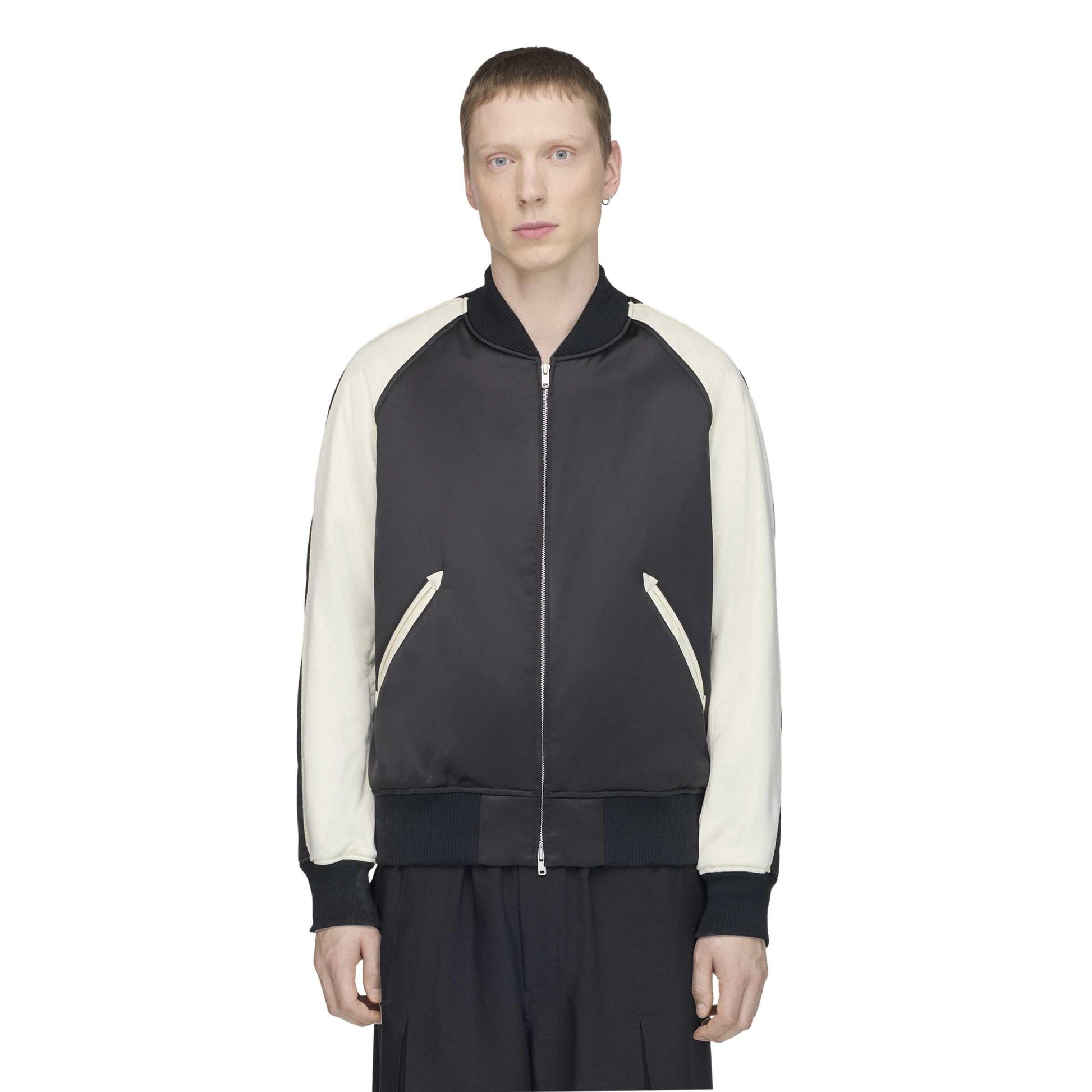 Y3 Liquid Logo Satin Souvenir Jacket