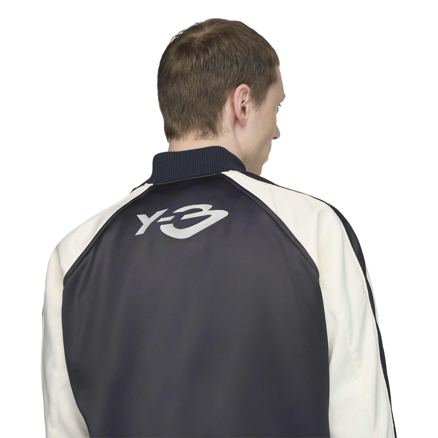 Y3 Liquid Logo Satin Souvenir Jacket