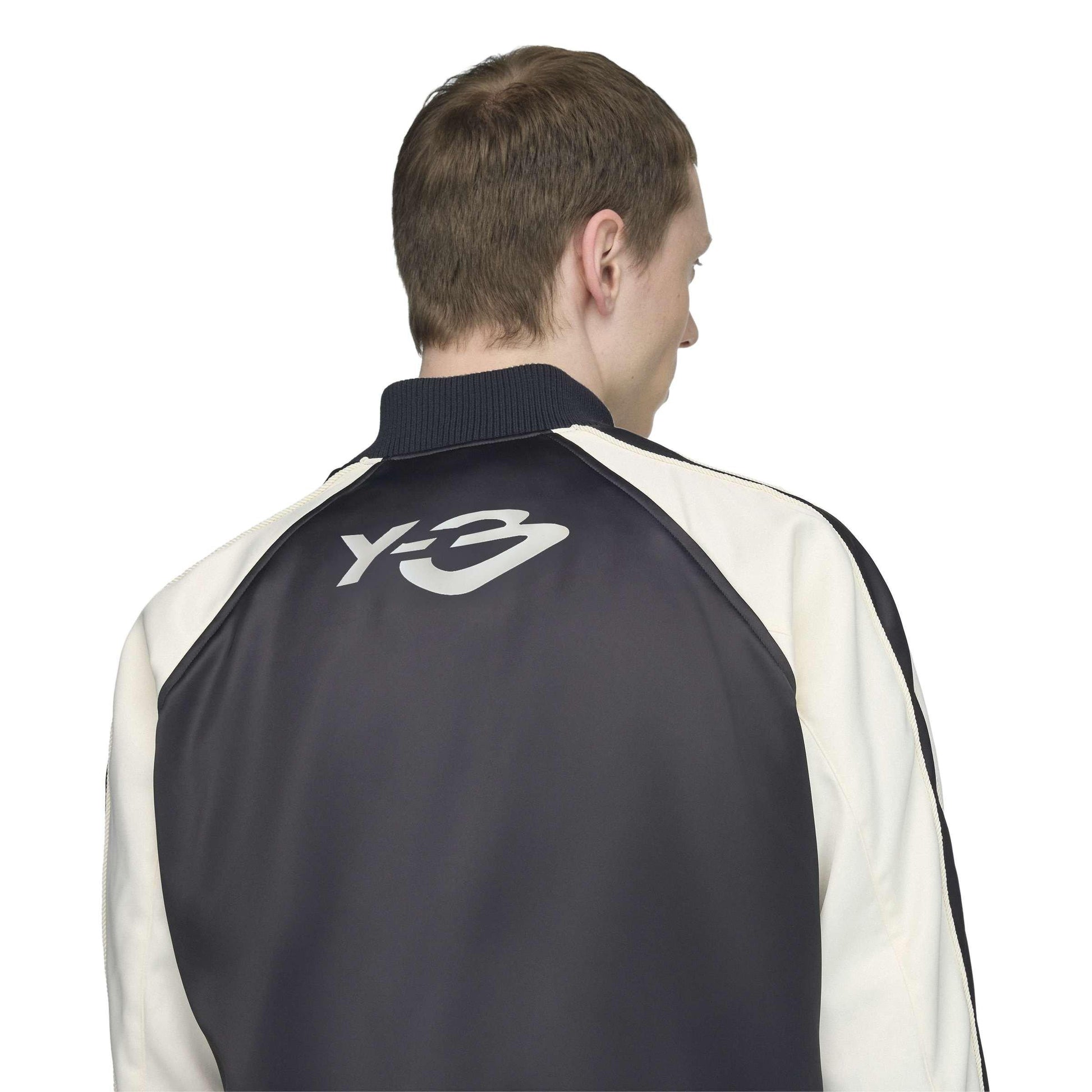 Y3 Liquid Logo Satin Souvenir Jacket