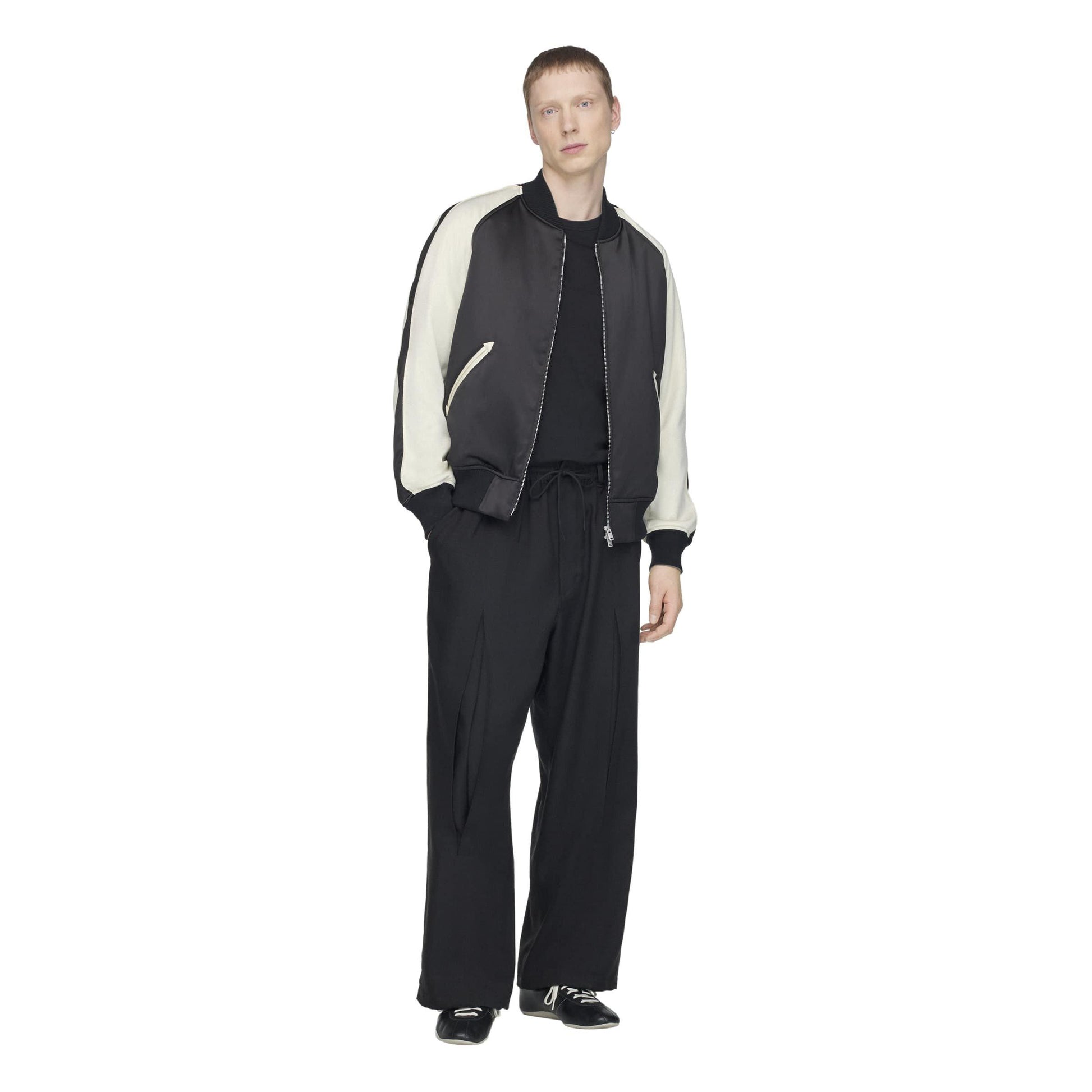 Y3 Liquid Logo Satin Souvenir Jacket