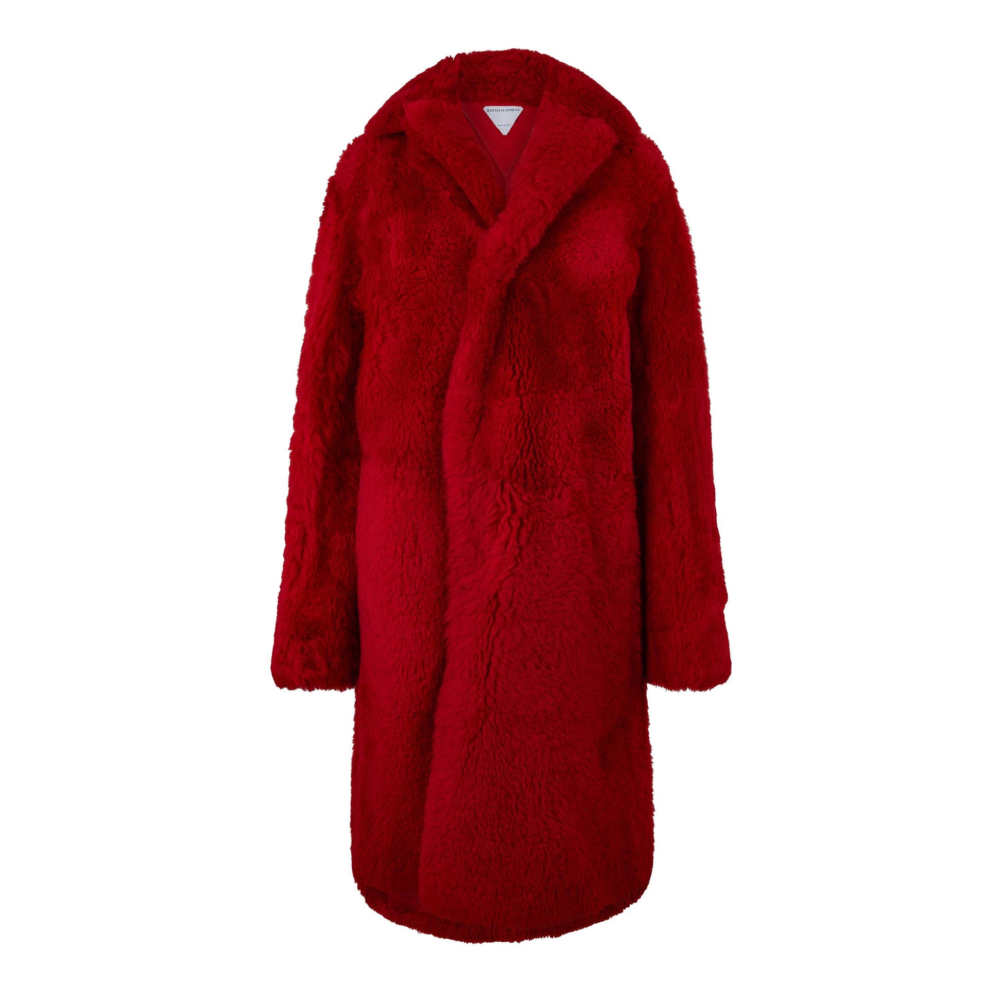 Bottega Veneta Women's Textured Structured Teddy Coat
