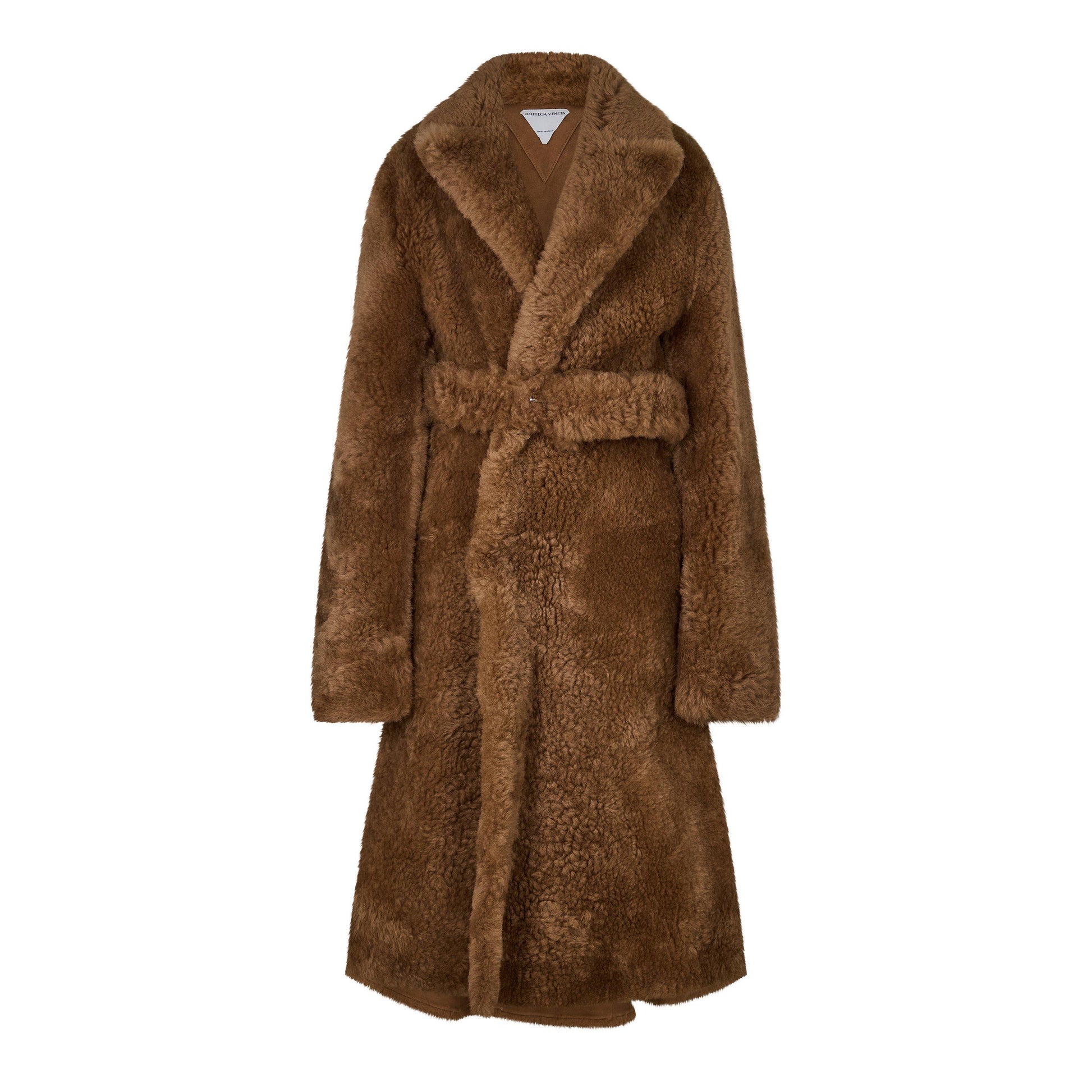 Bottega Veneta Women's Textured Relaxed Fit Teddy Coat