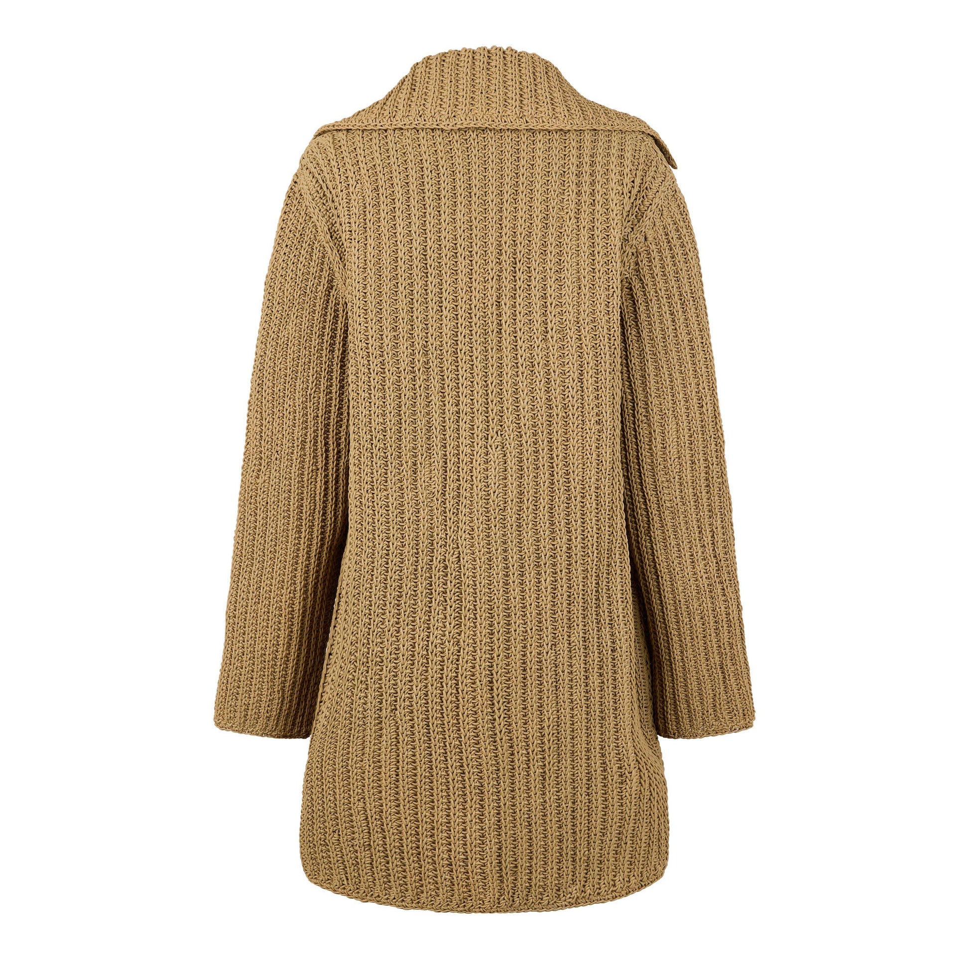 Bottega Veneta Women's Hand-Knitted Leather Long Sleeve Leather Jacket