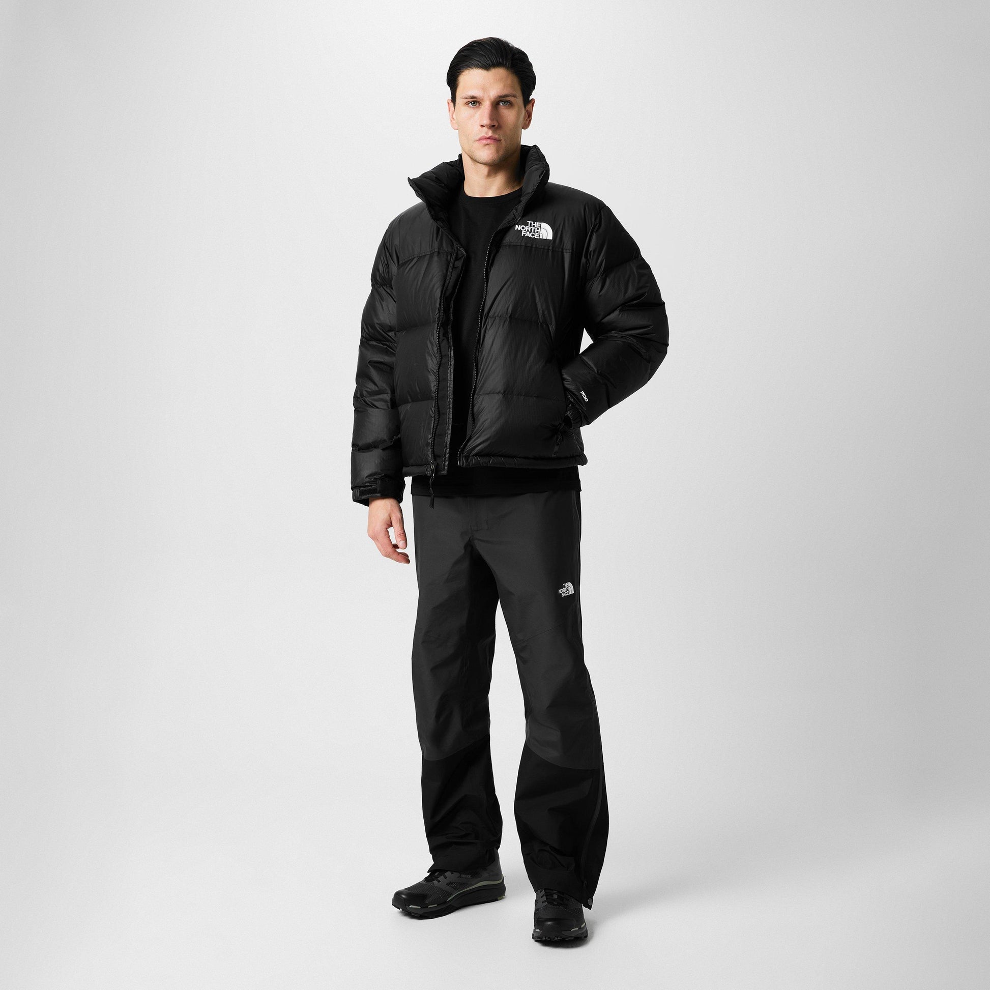 The North Face Mens 1996 Retro Nuptse Goose Down Short Puffer Jacket