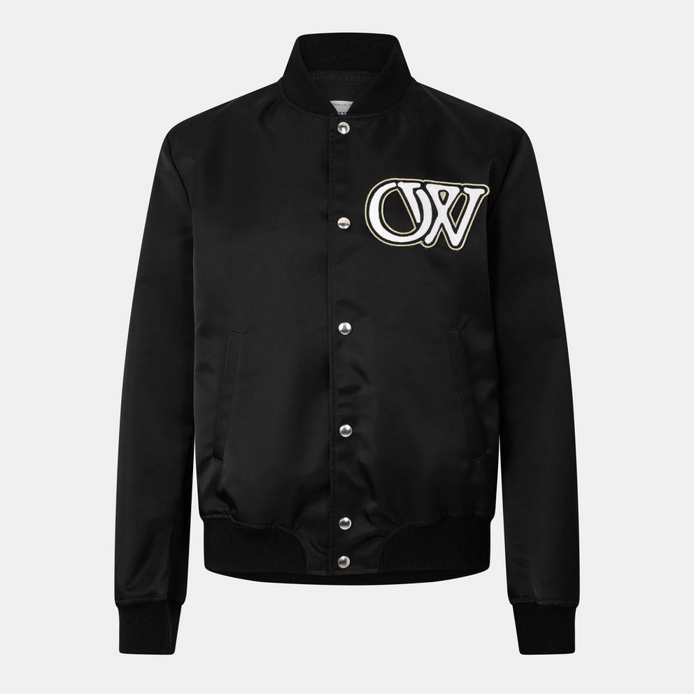Men's Monogram Long Sleeve Stand Collar Bomber Jacket