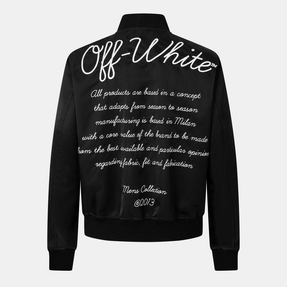 Men's Monogram Long Sleeve Stand Collar Bomber Jacket