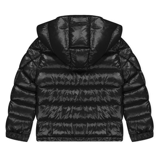 Moncler Unisex Kids New Maya Goose Down Detachable Hood Short Puffer Jacket