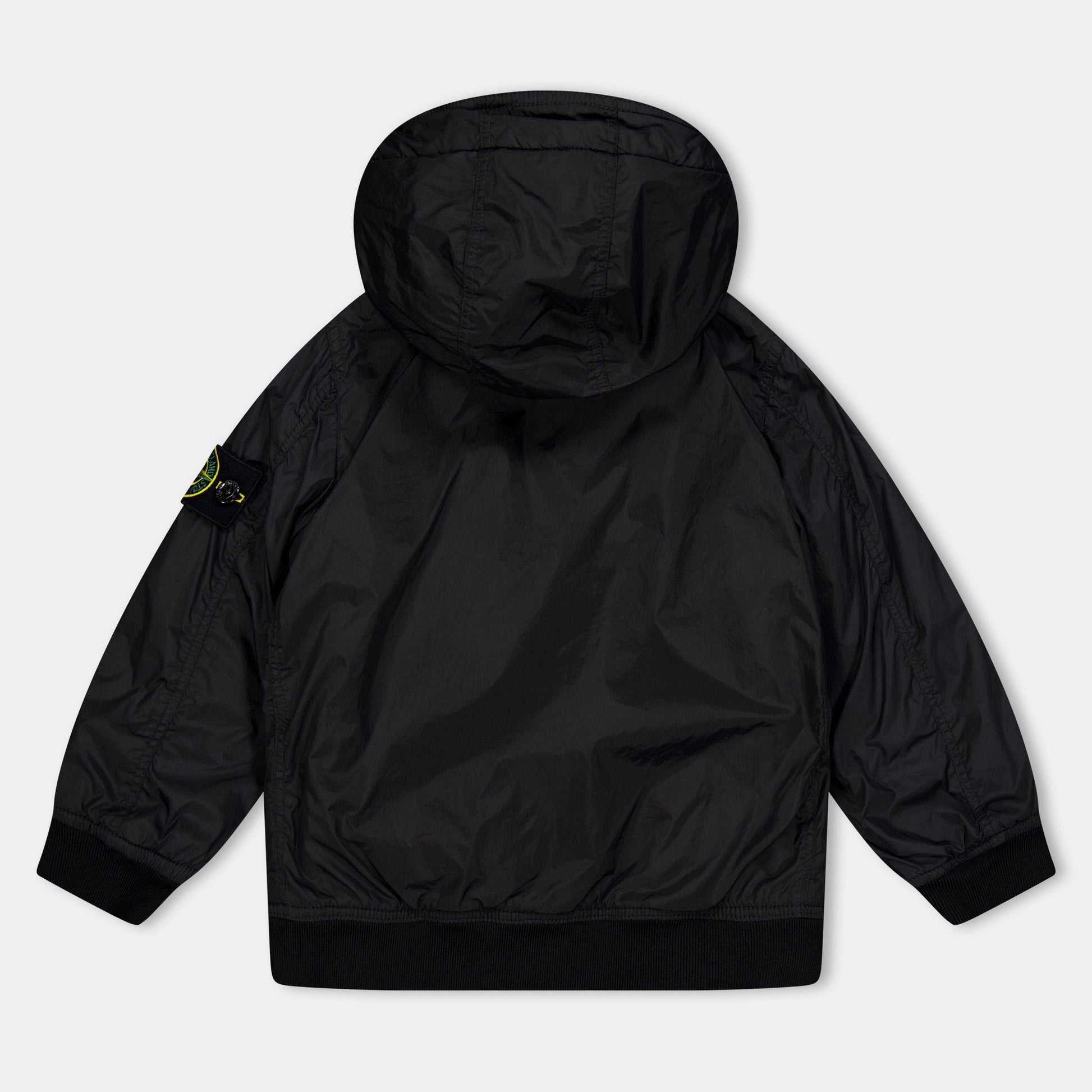 Stone Island Kids' Compass-Badge Water-Resistant Long Sleeve Short Puffer Jacket