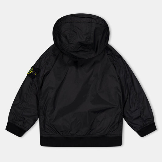 Stone Island Kids' Compass-Badge Water-Resistant Long Sleeve Short Puffer Jacket