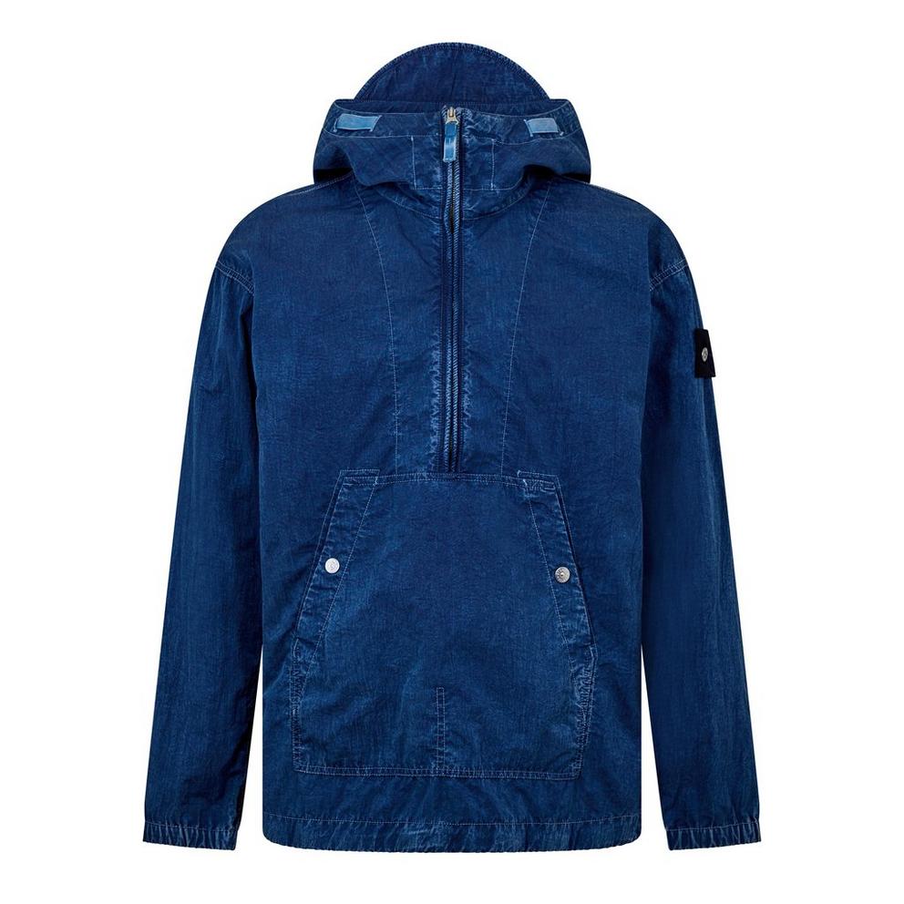Stone Island Mens Denim Research Indigo-TC Marmo Parka