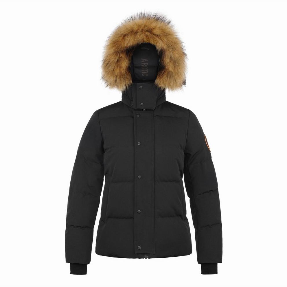 Unisex Kids Muskox Waterproof Windproof Faux-Fur Trim Parka