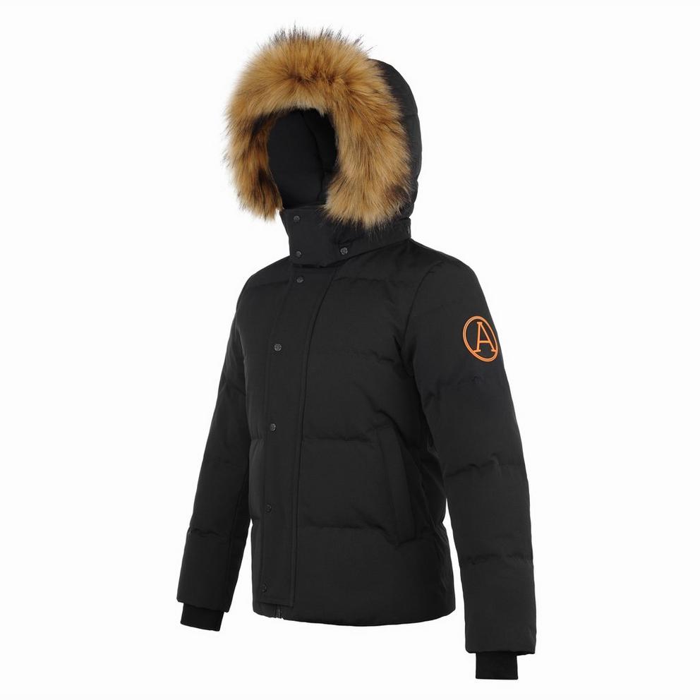 Unisex Kids Muskox Waterproof Windproof Faux-Fur Trim Parka