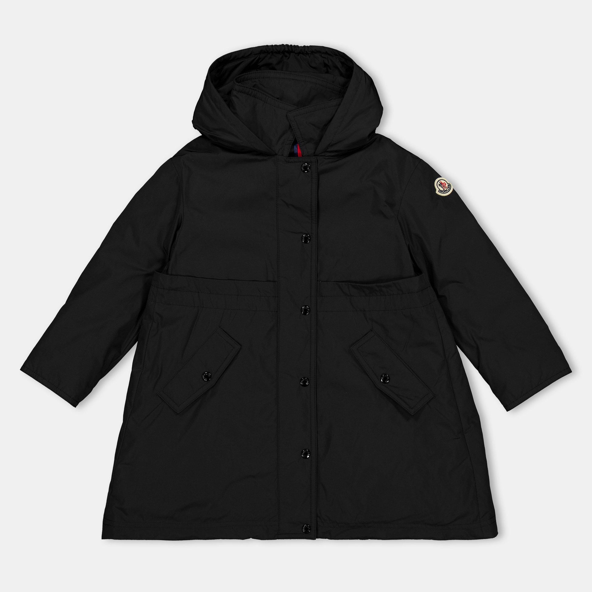 Moncler Kids' Coleen Funnel Neck Hooded 4 Pocket Long Sleeve Parka