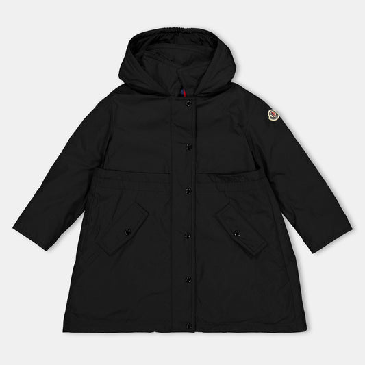 Moncler Kids' Coleen Funnel Neck Hooded 4 Pocket Long Sleeve Parka