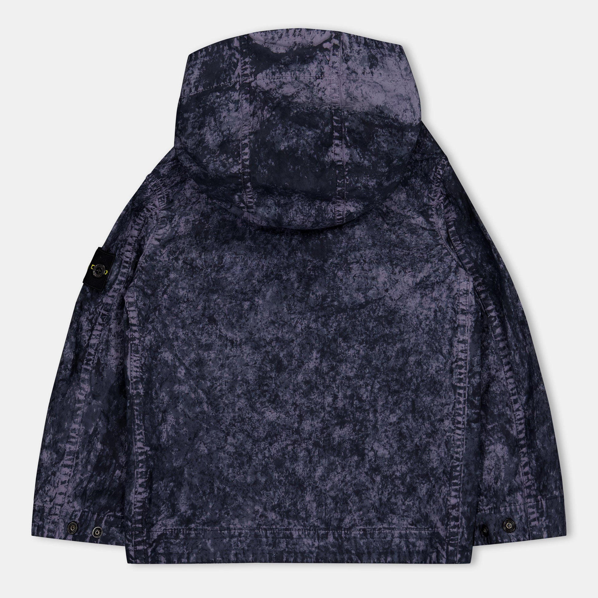 Stone Island Kids' Age Dyed Stretch Cotton Hooded Parka