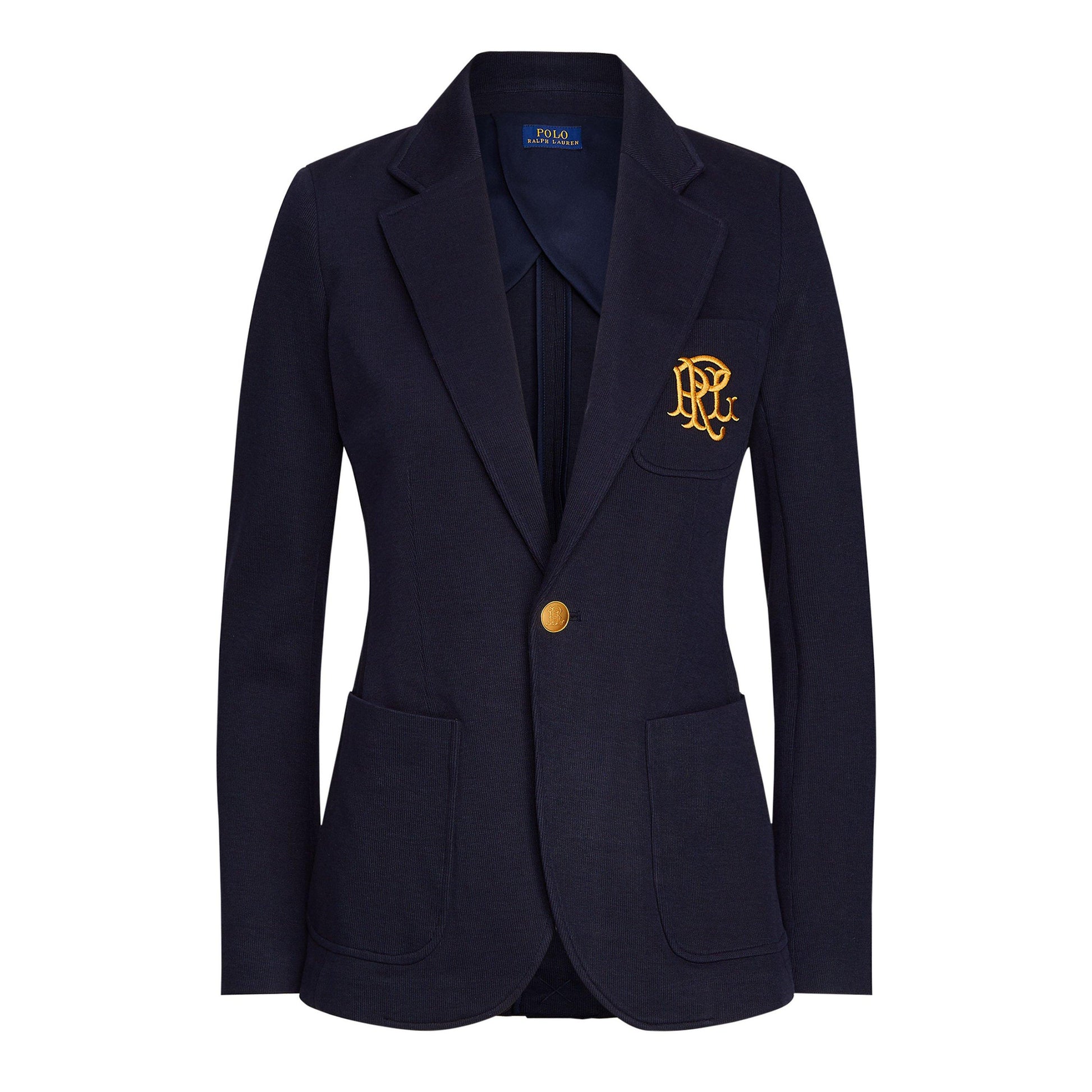 Polo Ralph Lauren Women's Cotton Long Sleeve Single Breasted Blazer