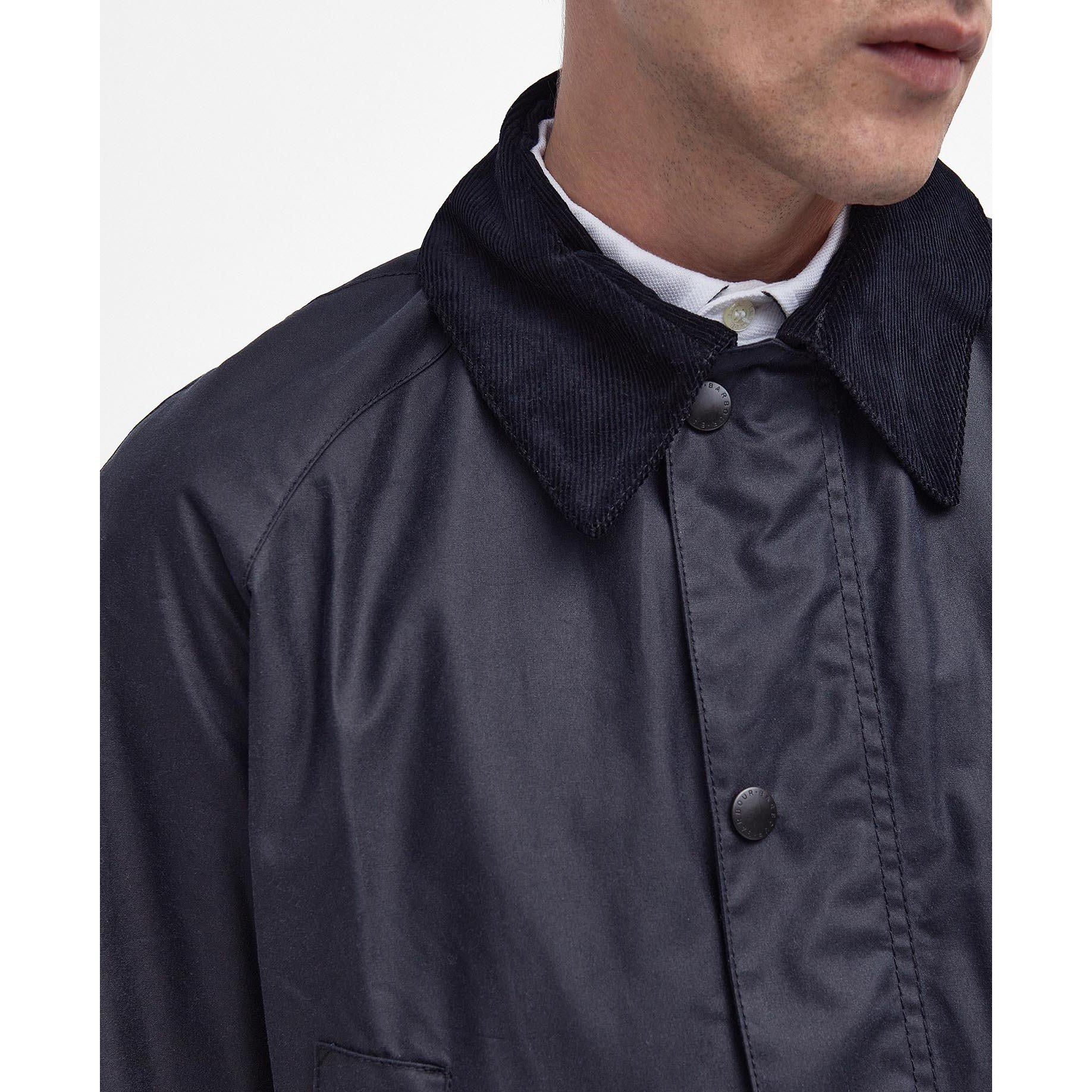 Barbour Mens Ashby Water Resistant Windproof Long Sleeve Wax Jacket