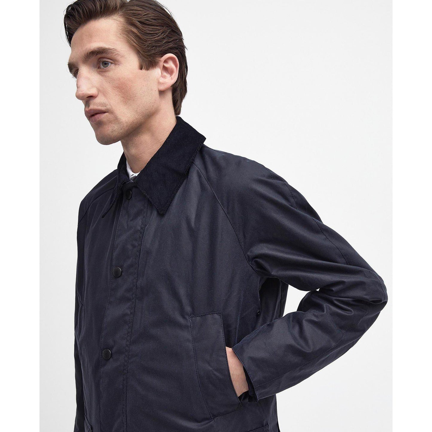 Barbour Mens Ashby Water Resistant Windproof Long Sleeve Wax Jacket