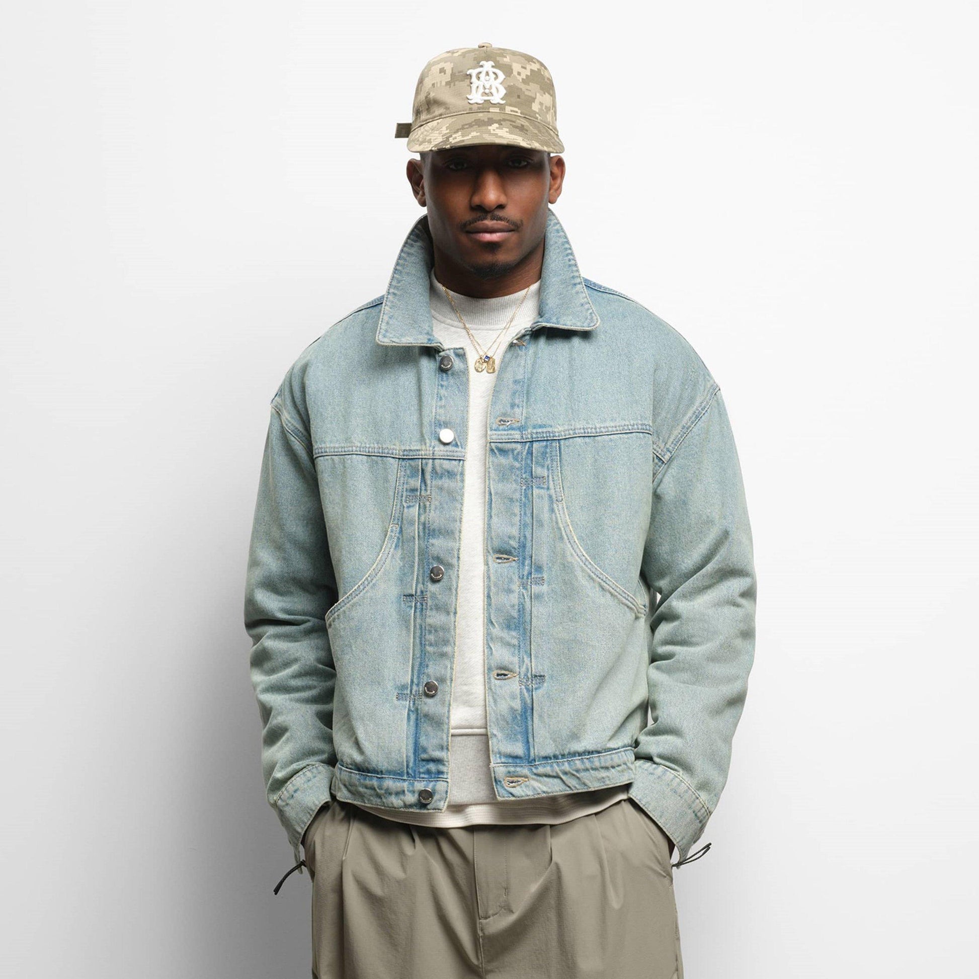 about:blank Men's Denim Jacket