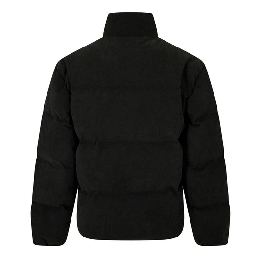 Palm Angels Men's Tree Logo Corduroy Down Short Puffer Jacket