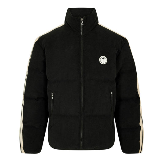 Palm Angels Men's Tree Logo Corduroy Down Short Puffer Jacket