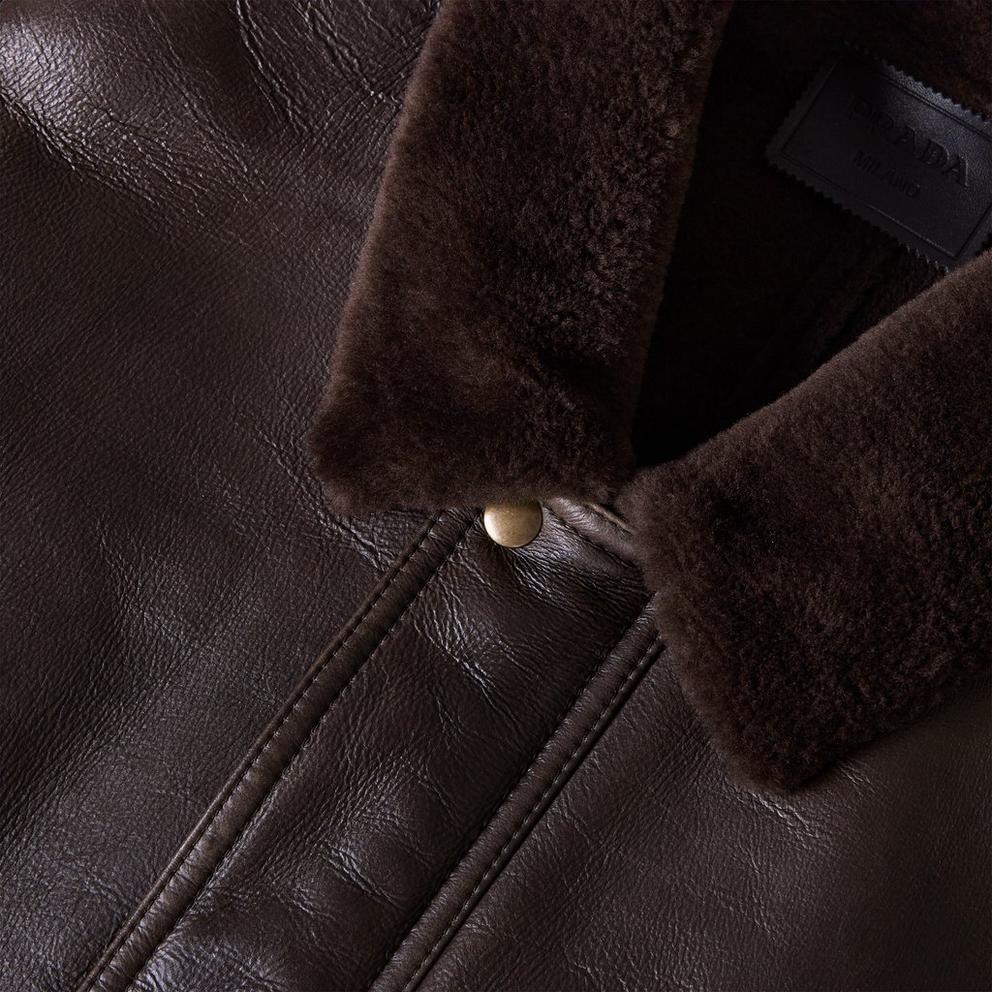 Prada Prada Shearling Lthr Sn64
