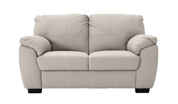 Argos Home Milano Leather 2 Seater Sofa - Grey