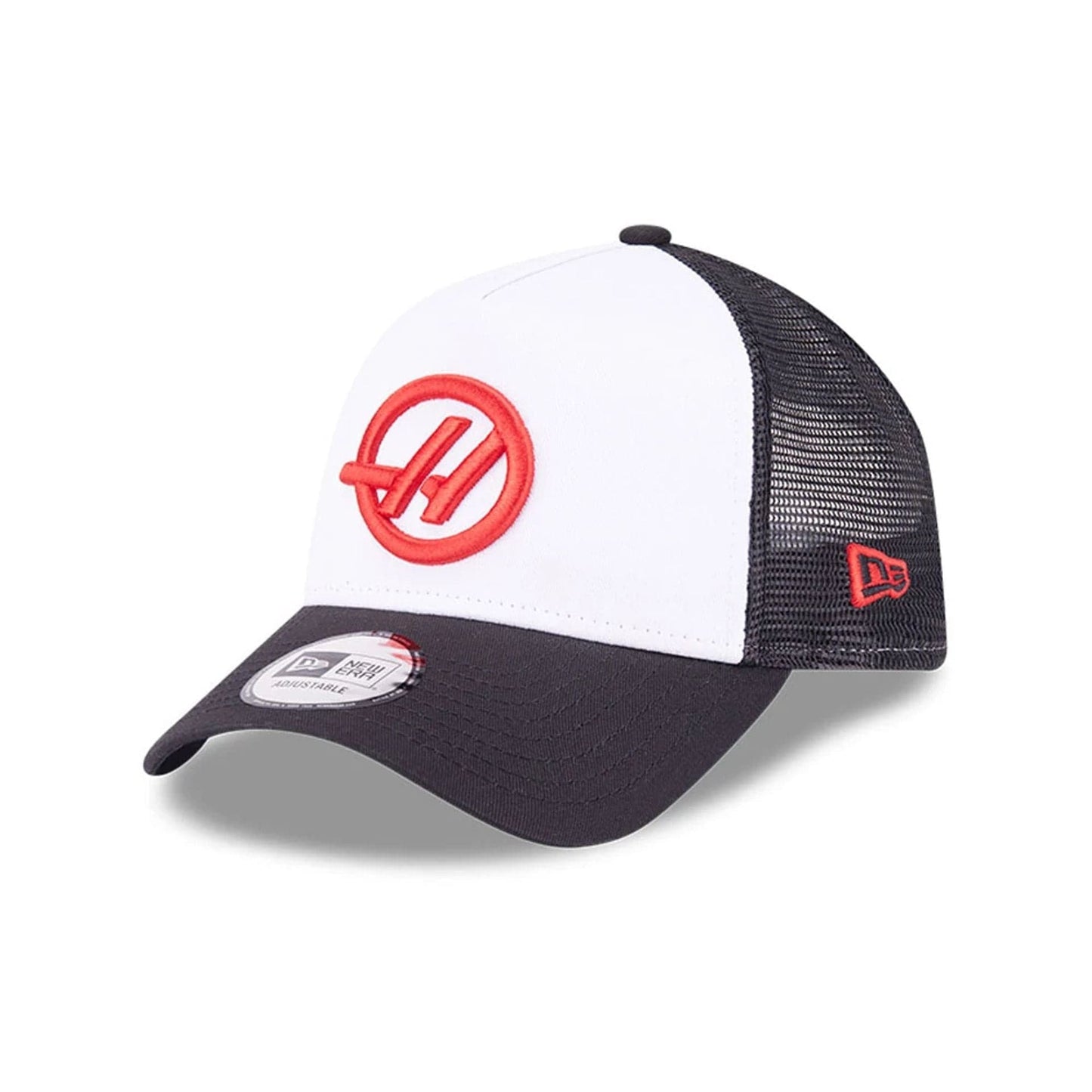 TGR Haas F1 Black 9FORTY E-Frame Trucker Adjustable Cap