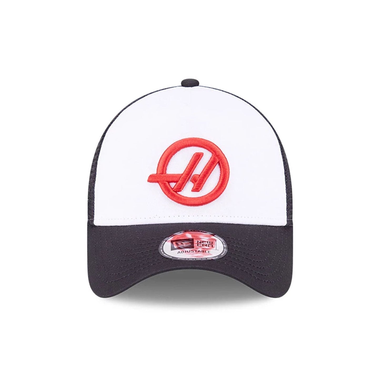 TGR Haas F1 Black 9FORTY E-Frame Trucker Adjustable Cap