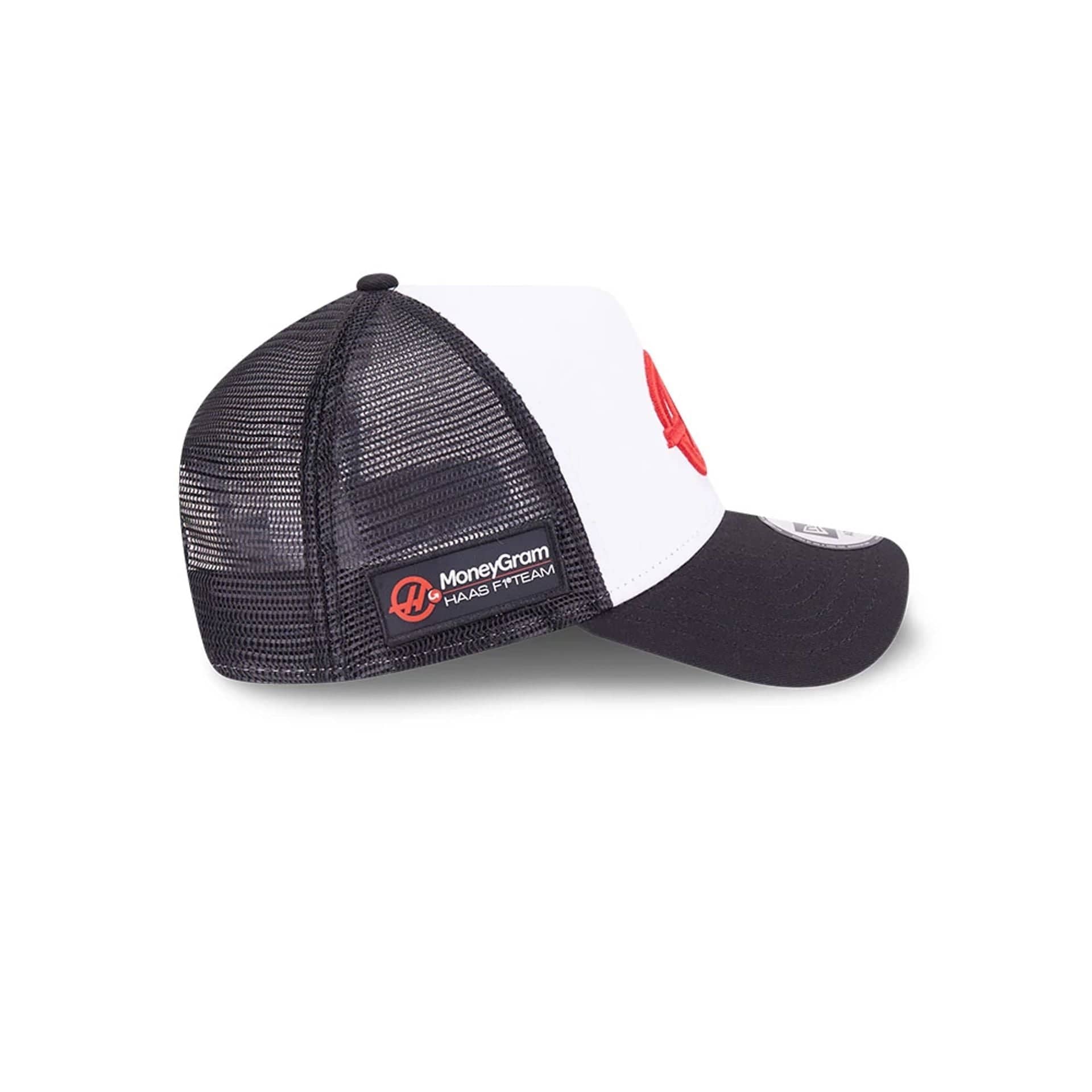 TGR Haas F1 Black 9FORTY E-Frame Trucker Adjustable Cap