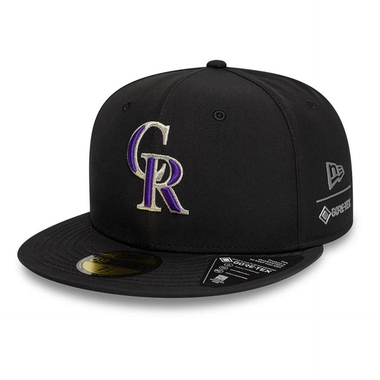 Colorado Rockies MLB Gore-Tex Black 59FIFTY Fitted Cap