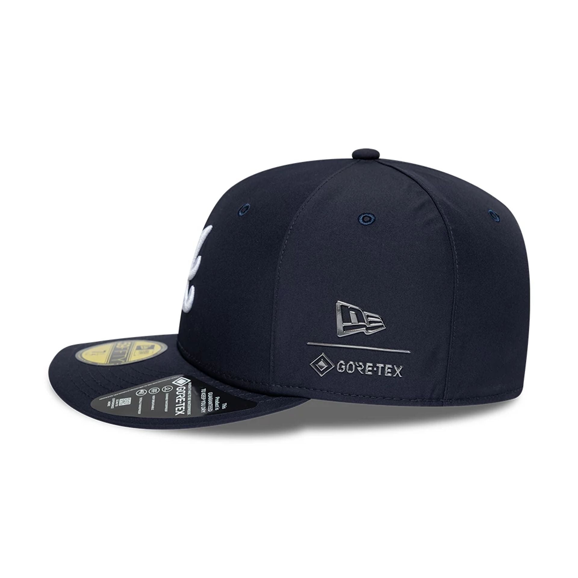 Atlanta Braves MLB Gore-Tex Navy 59FIFTY Fitted Cap