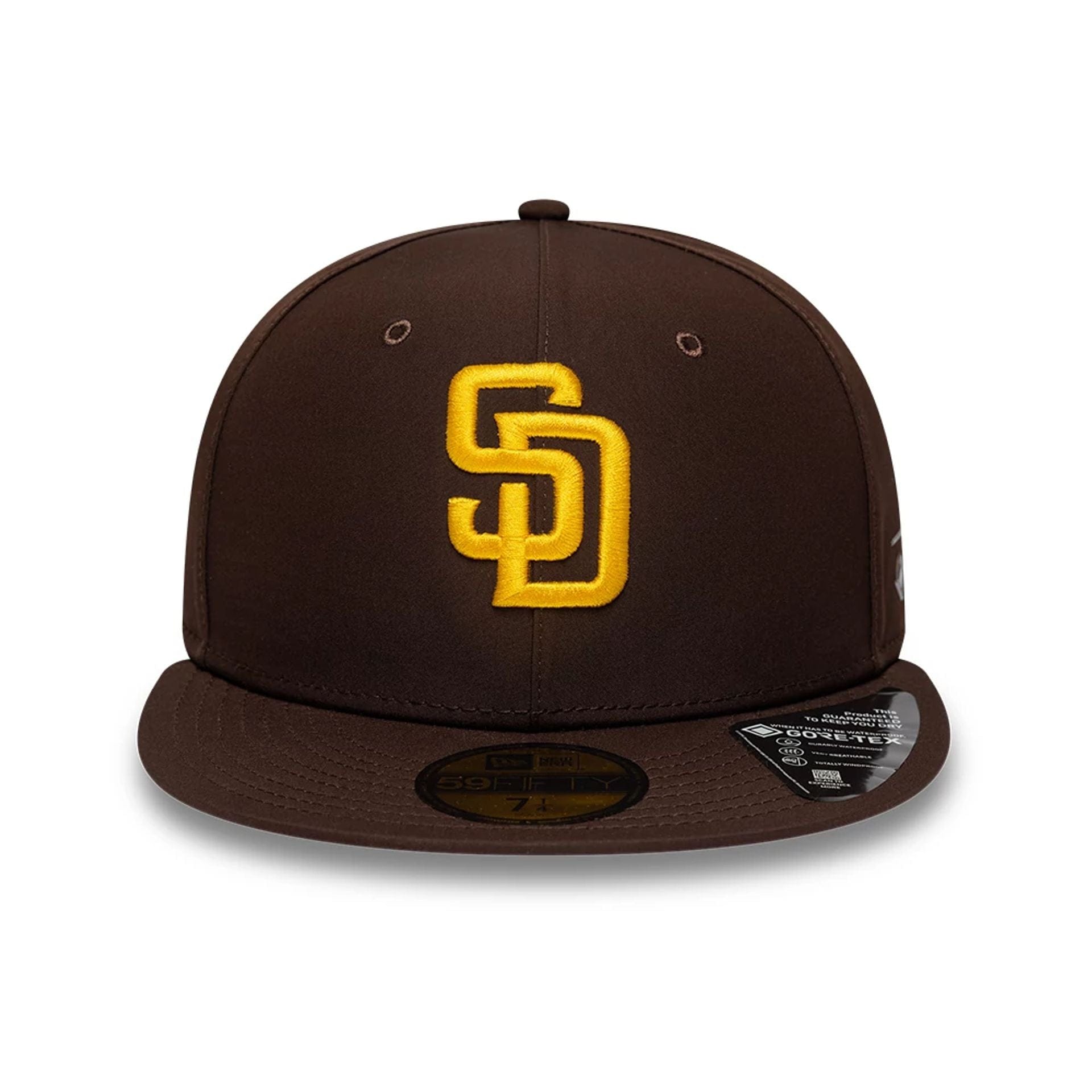 San Diego Padres MLB Gore-Tex Dark Brown 59FIFTY Fitted Cap