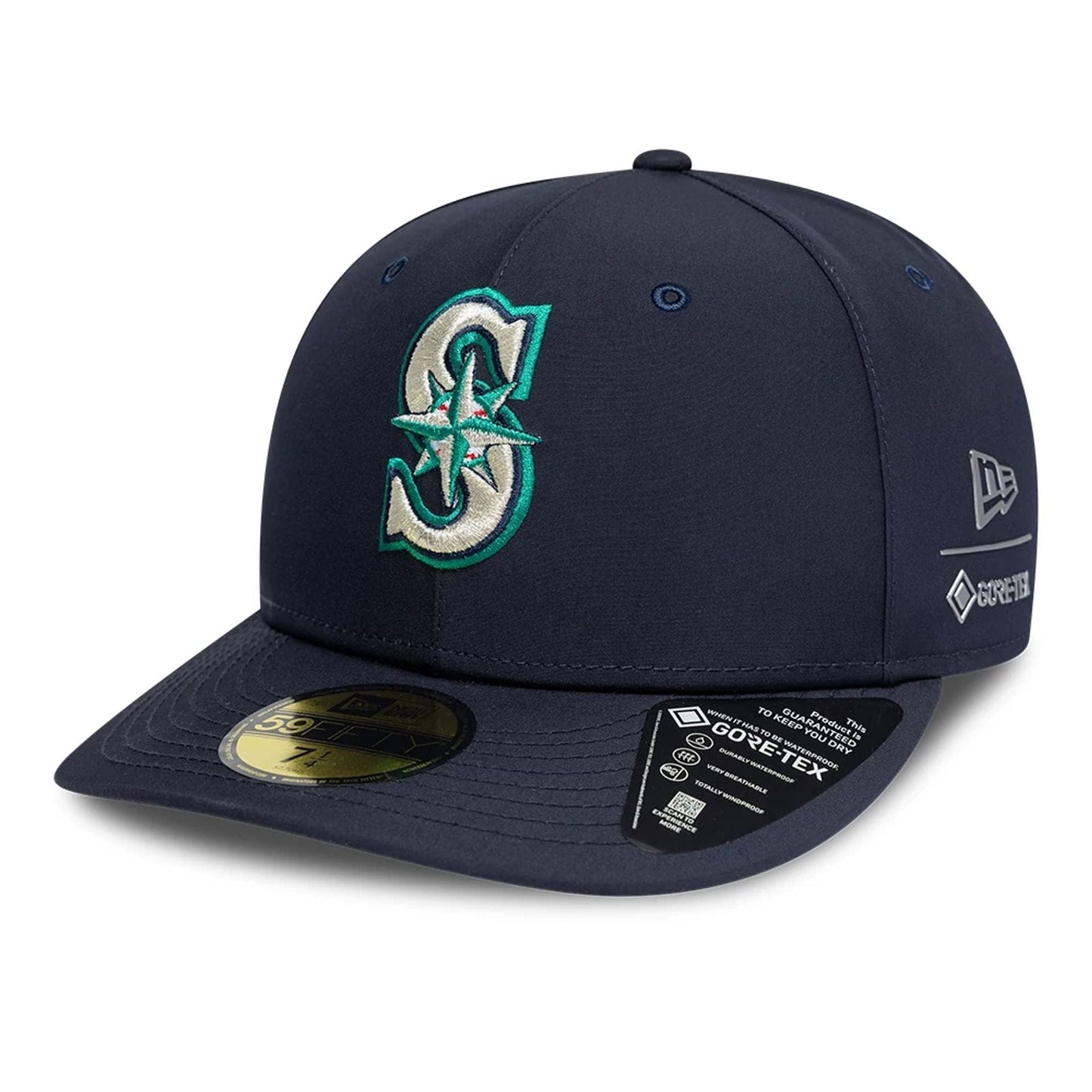 Seattle Mariners MLB Gore-Tex Navy 59FIFTY Fitted Cap