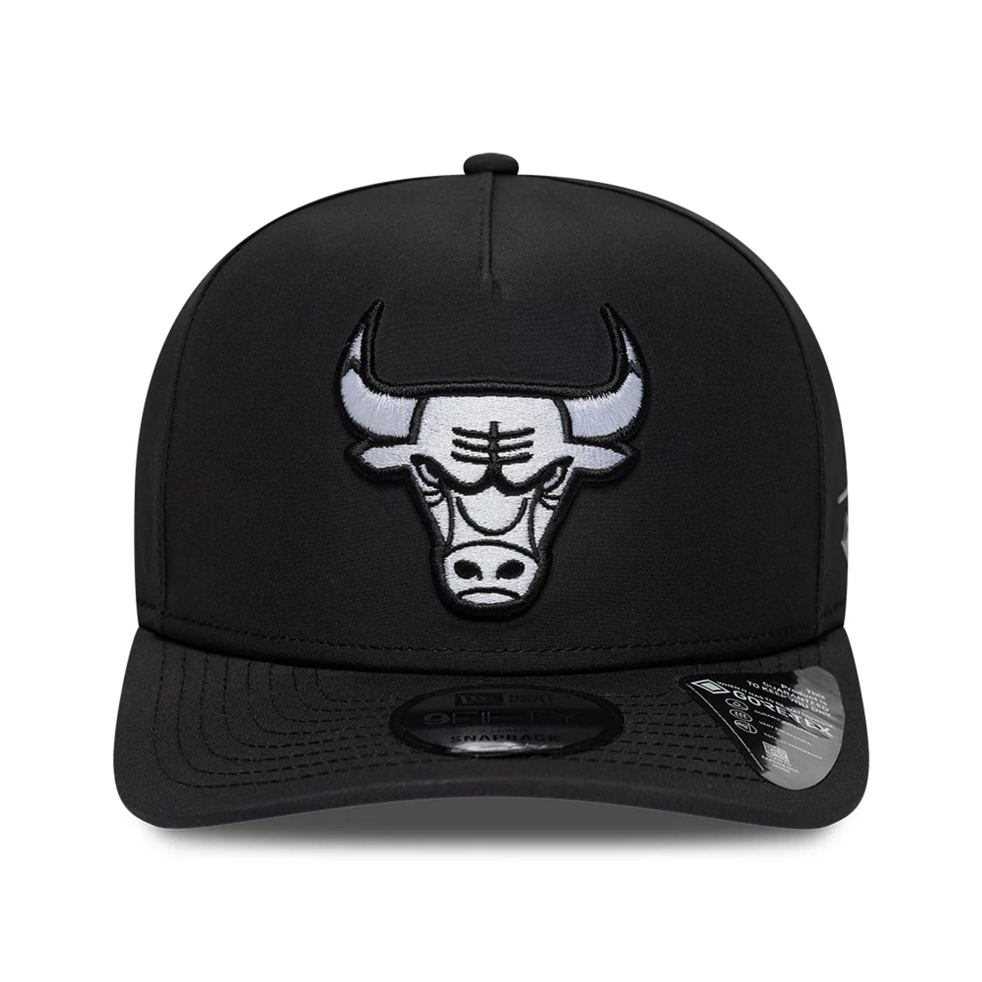 Chicago Bulls NBA Gore-Tex Black 9FIFTY A-Frame Snapback Adjustable Cap