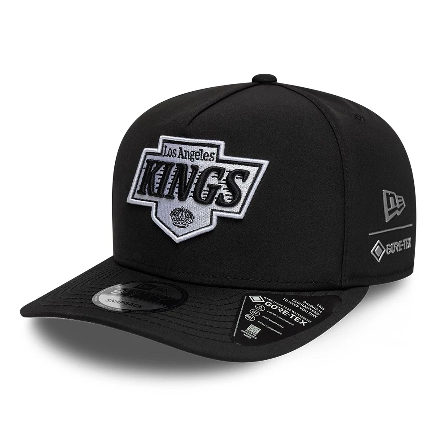 LA Kings NHL Gore-Tex Black 9FIFTY A-Frame Snapback Adjustable Cap