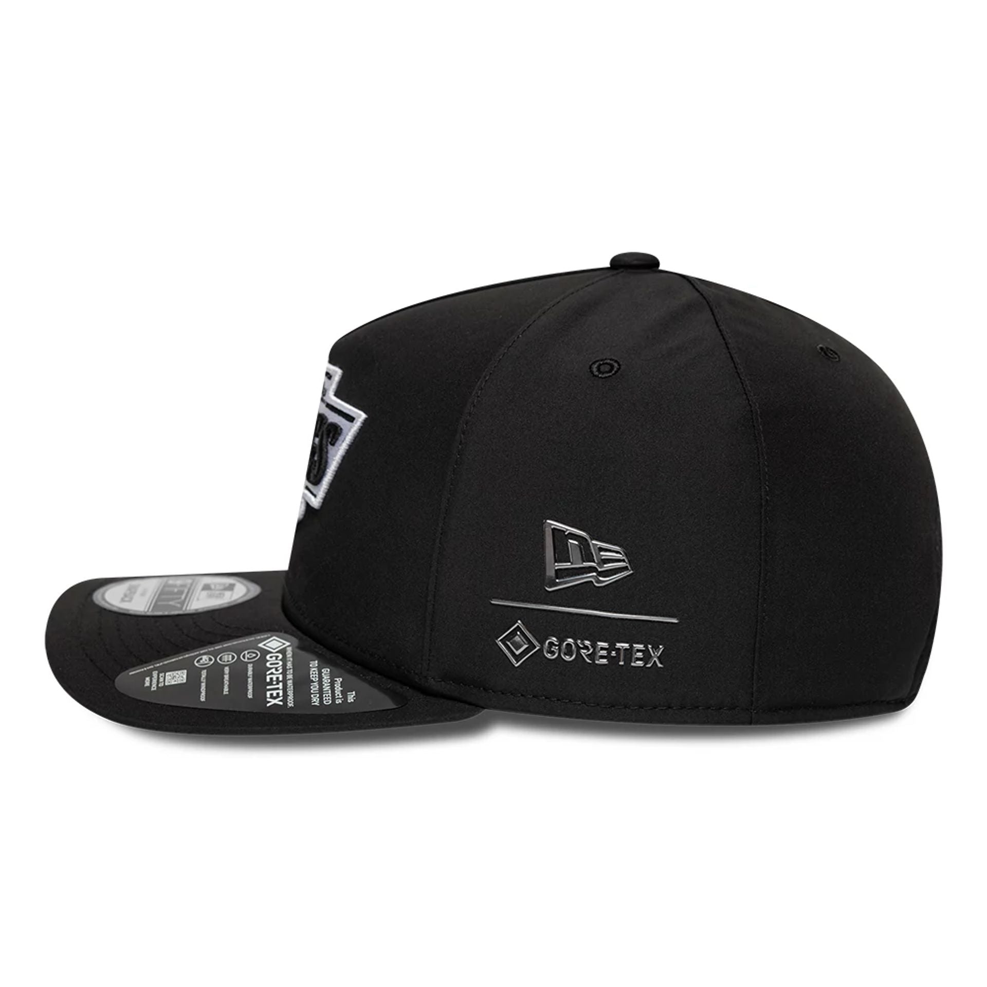 LA Kings NHL Gore-Tex Black 9FIFTY A-Frame Snapback Adjustable Cap