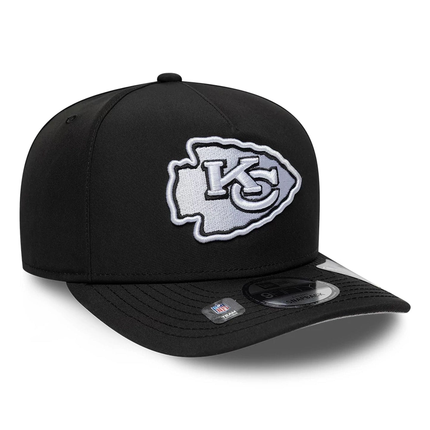Kansas City Chiefs NFL Gore-Tex Black 9FIFTY A-Frame Snapback Adjustable Cap