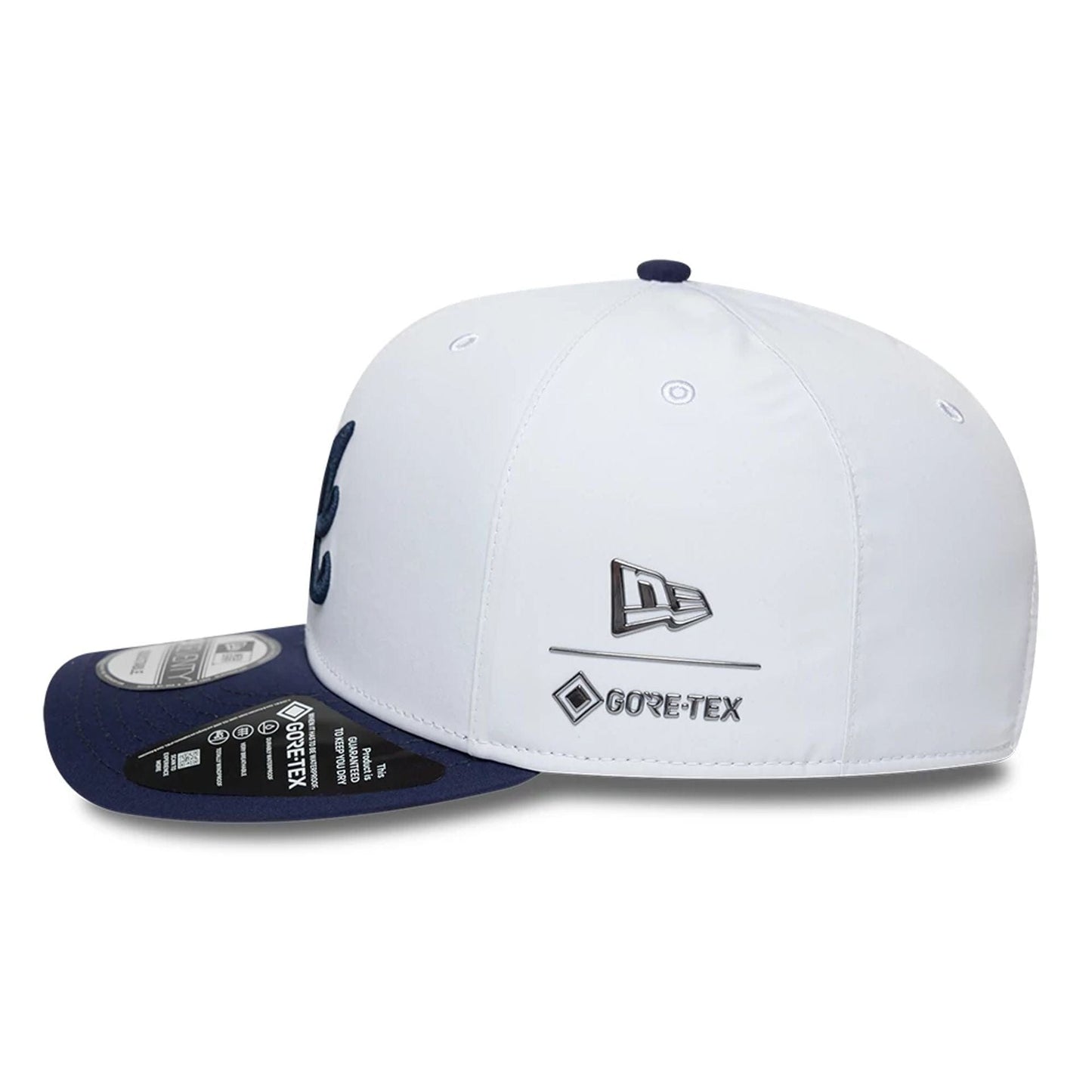 Atlanta Braves MLB Gore-Tex Navy 9SEVENTY Stretch Snap Adjustable Cap
