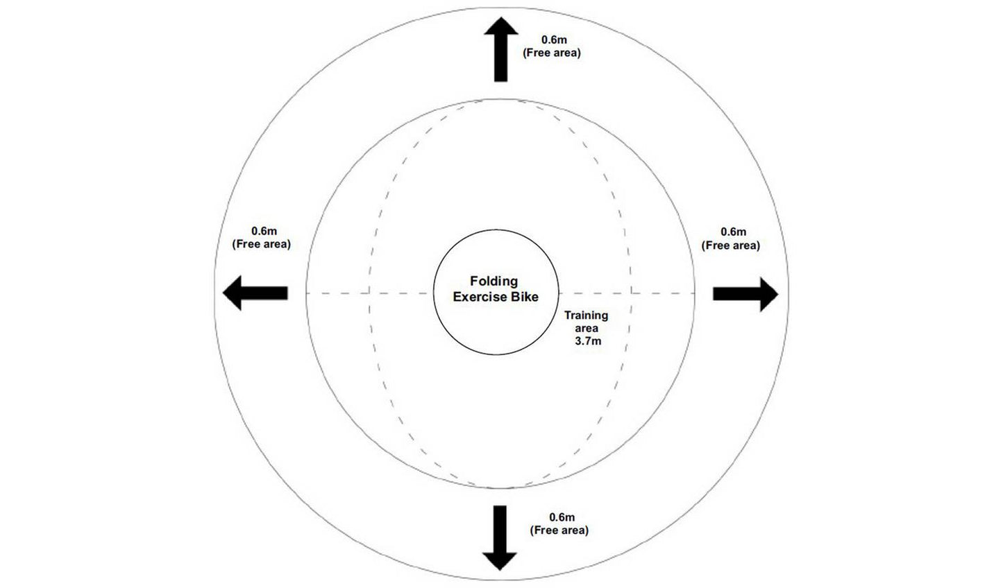 Opti Folding Magnetic Exercise Bike