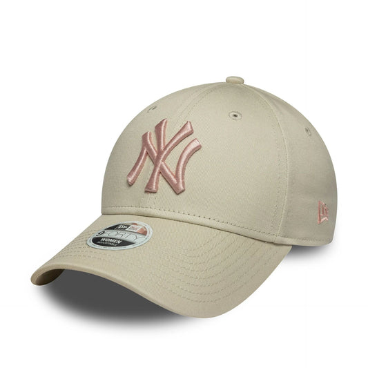 New York Yankees Womens MLB Light Beige 9FORTY Cap