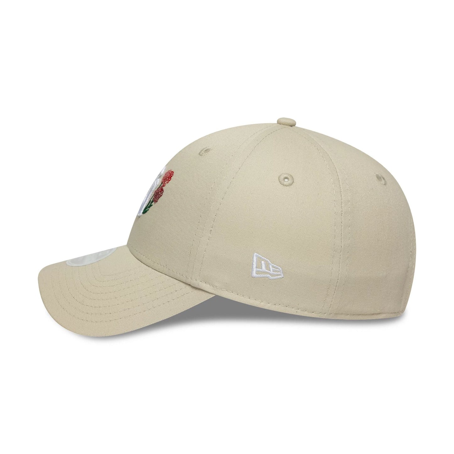 New York Yankees Womens MLB Floral Light Beige 9FORTY Cap