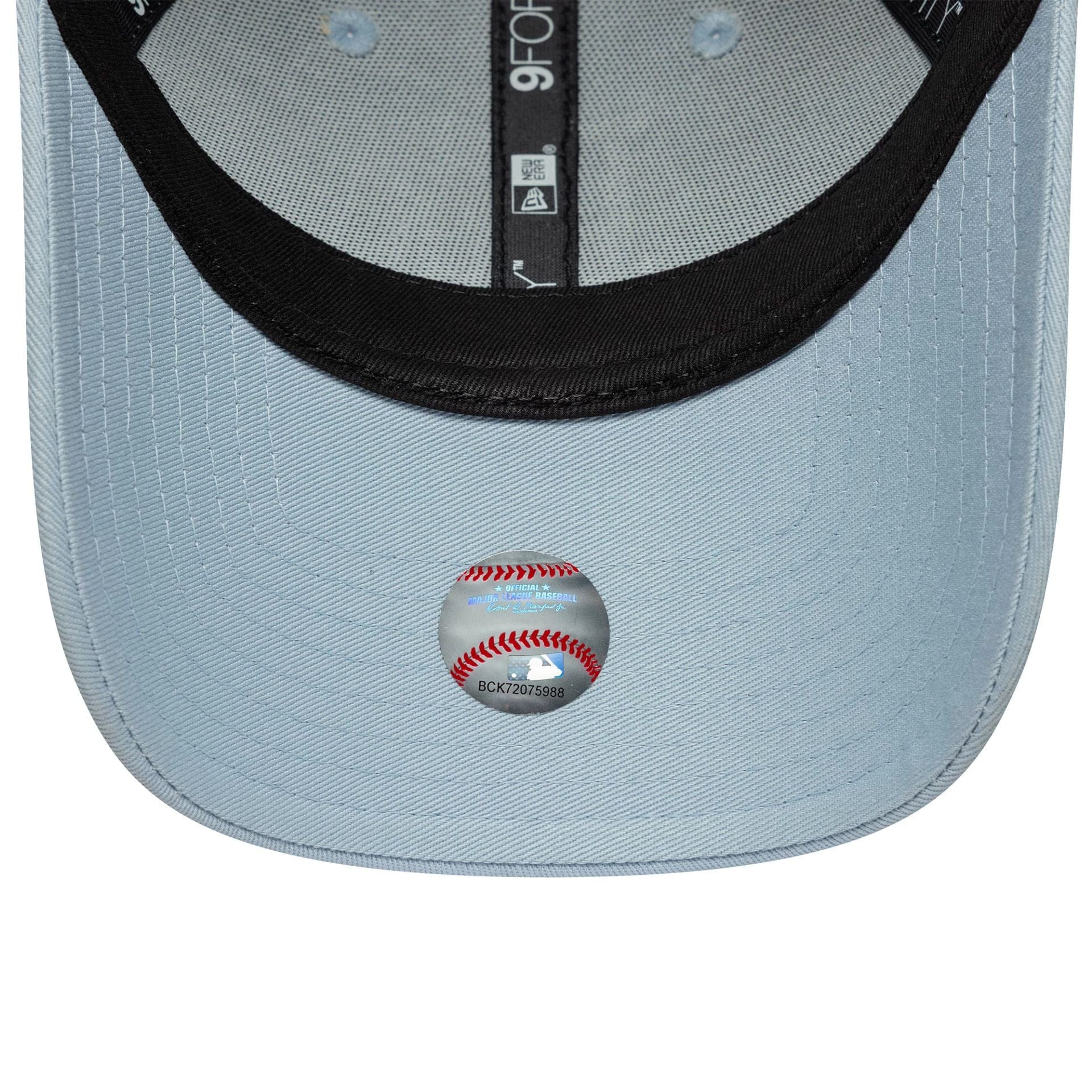 LA Dodgers Womens MLB Metallic Logo Pastel Blue 9FORTY Cap