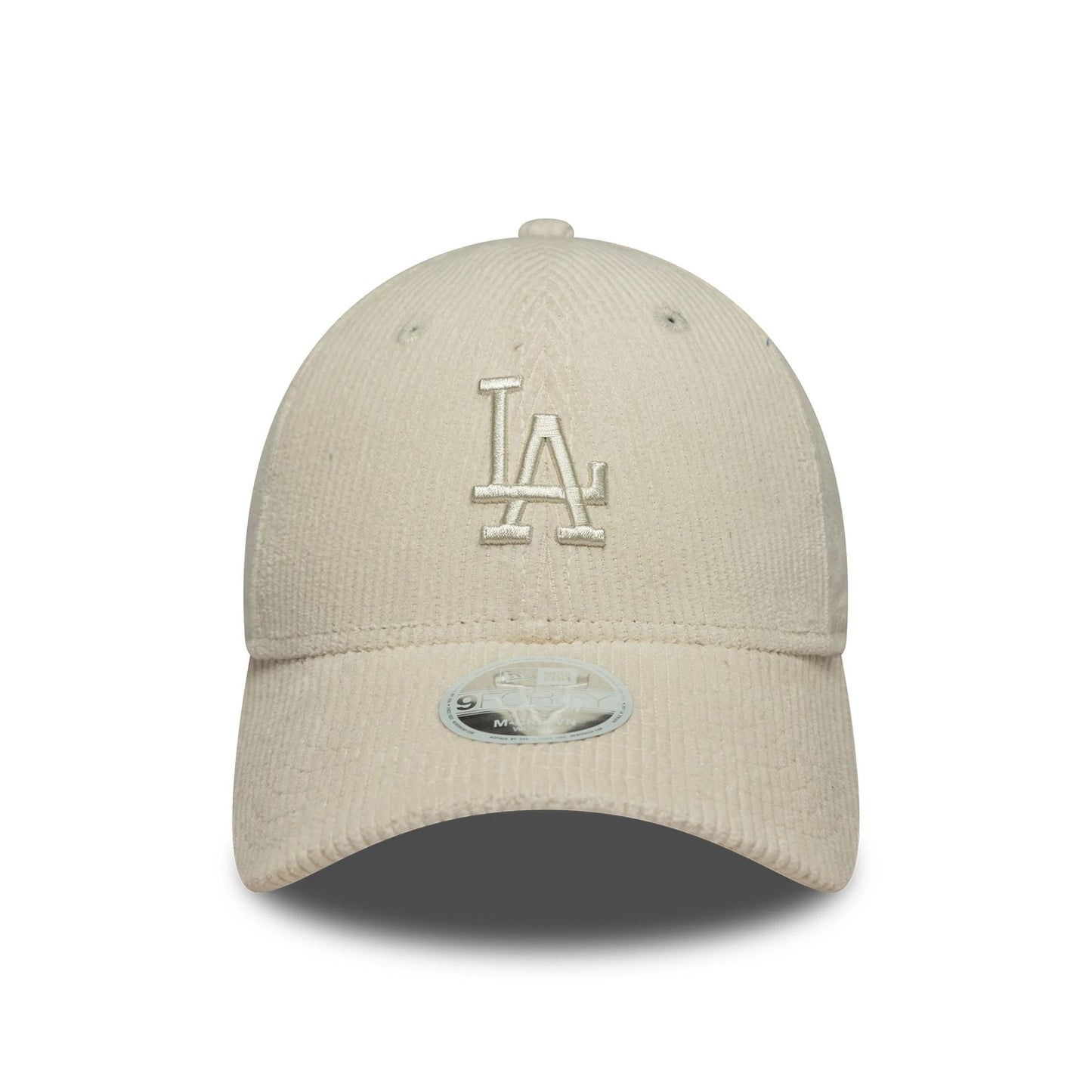 LA Dodgers Womens MLB Pastel Cord Light Beige 9FORTY M-Crown Cap