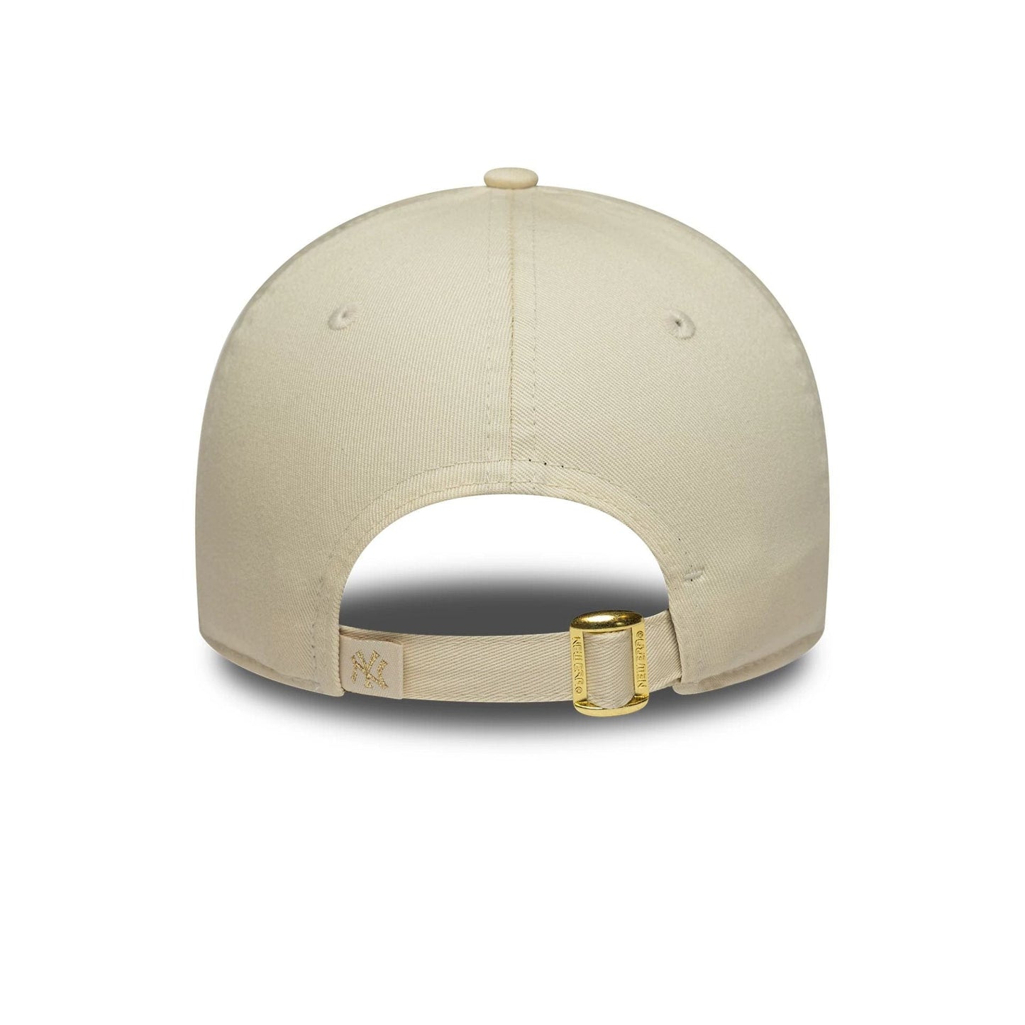 New York Yankees Womens MLB Sequin Wordmark Light Beige 9FORTY Cap